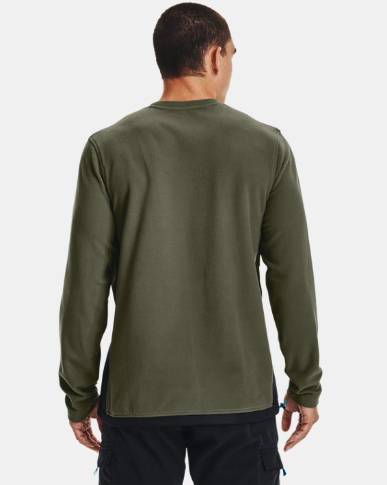 Men's ColdGear® Infrared Utility Crew in Green image number 1